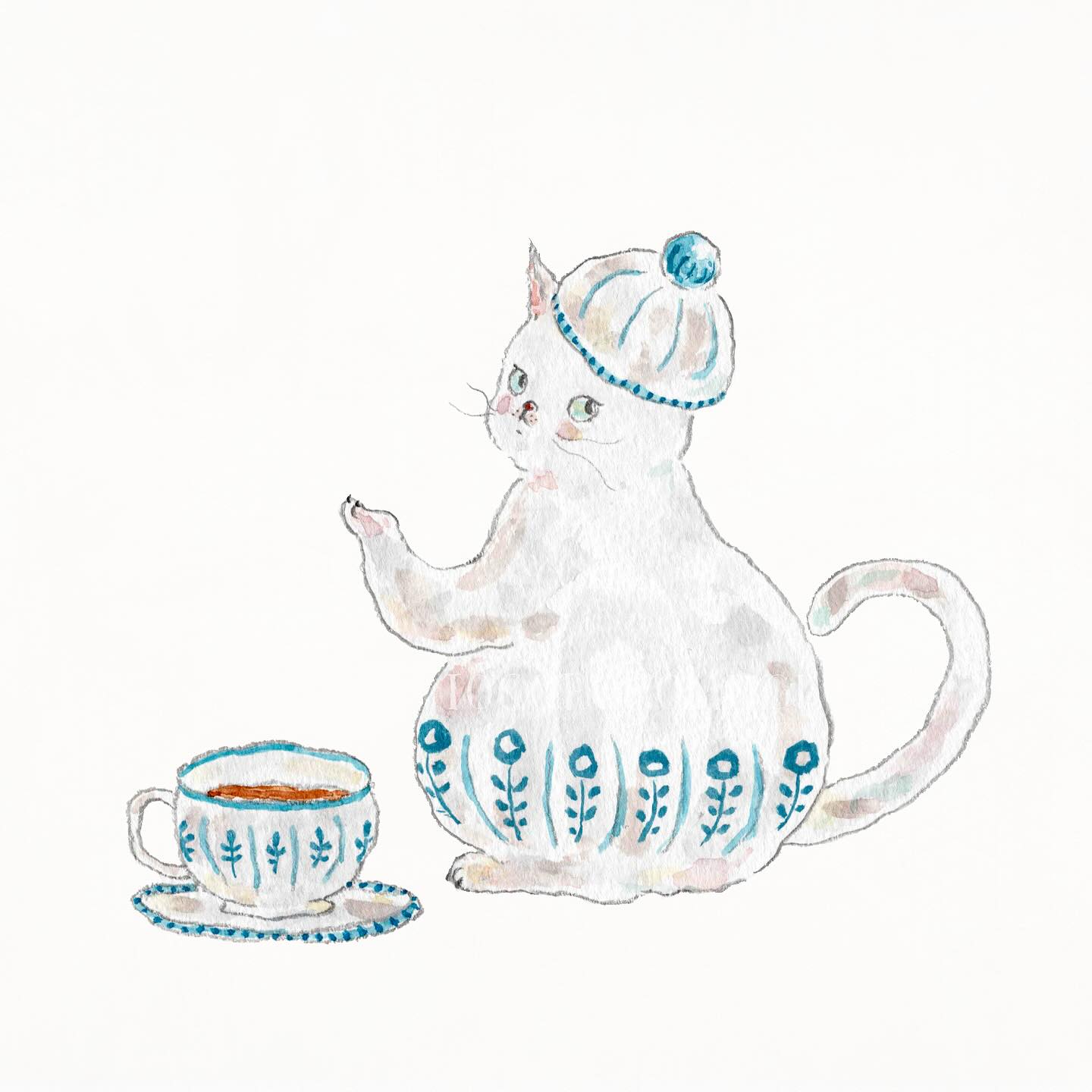 猫，插画，创意