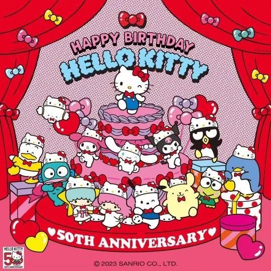 Hello kitty，五十周年