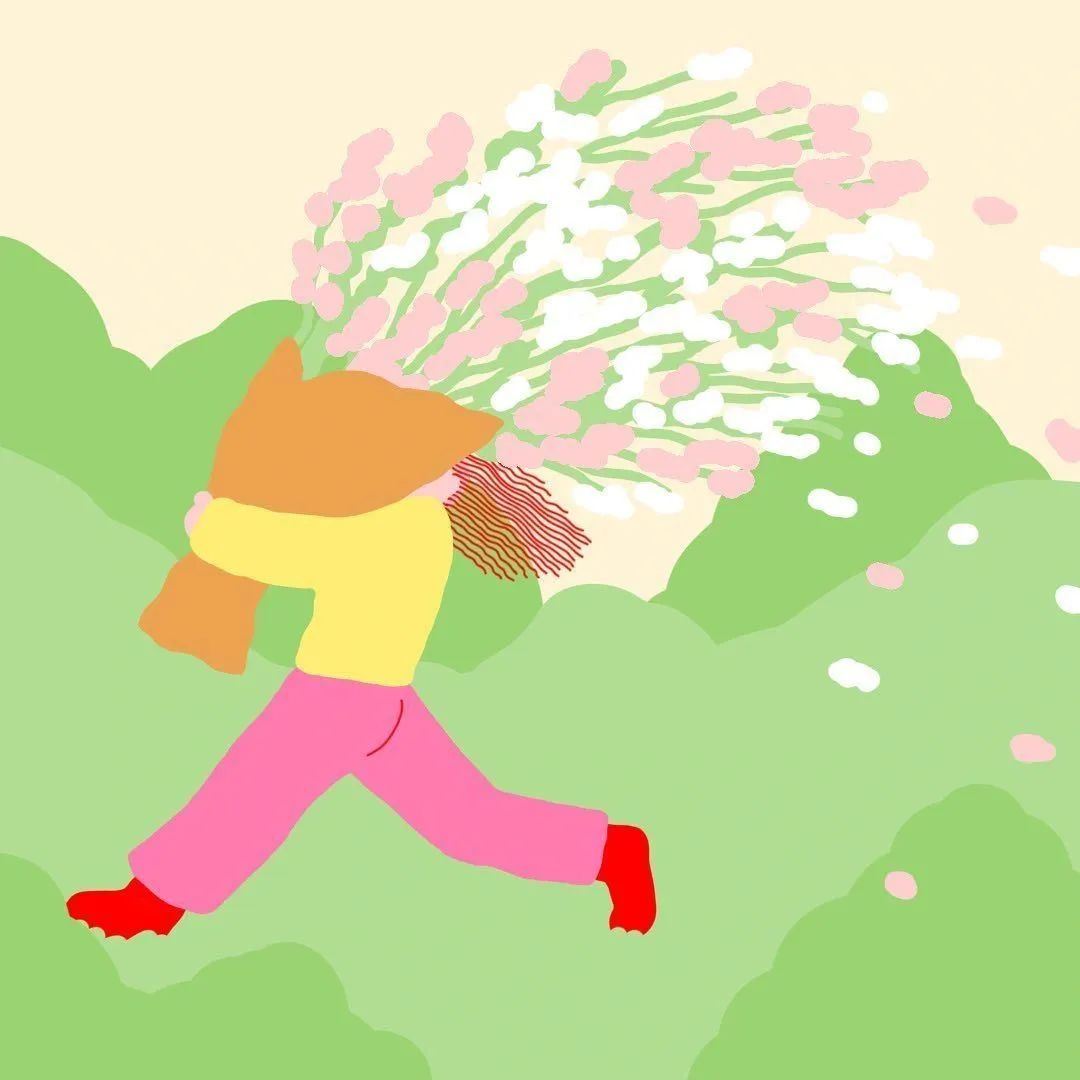 收集120张高级插画，春天换新头像！