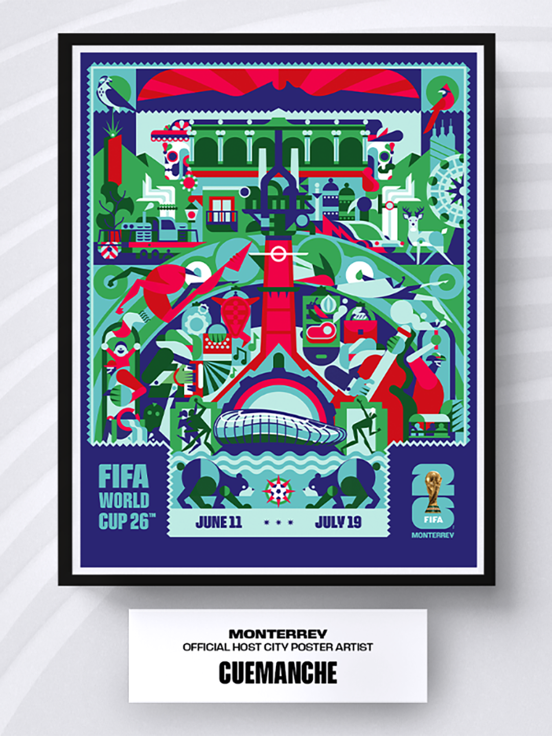 23届国际足联世界杯，The 23rd FIFA World Cup，创意，海报