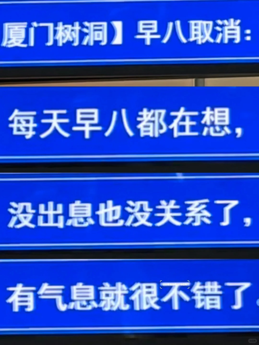 厦门地铁树洞，文案