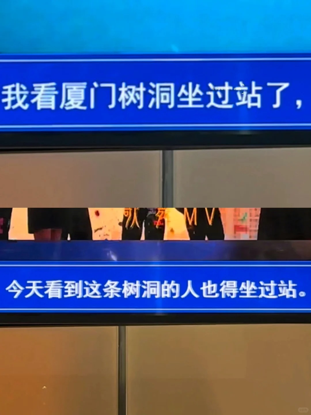 厦门地铁树洞，文案