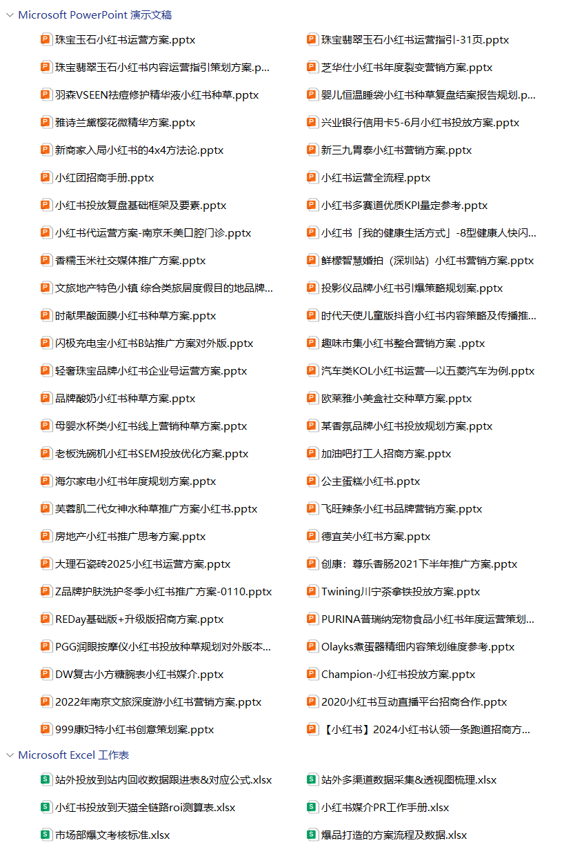 806份小红书运营方案全集+实操手册！从起号到变现全流程实战攻略