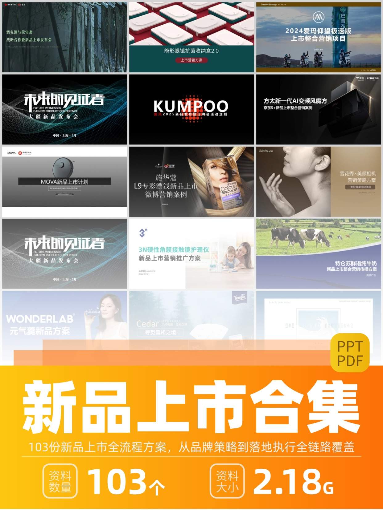 新消费新品上市合集！92份各行业新品营销方案|PPT+PDF超全资料包