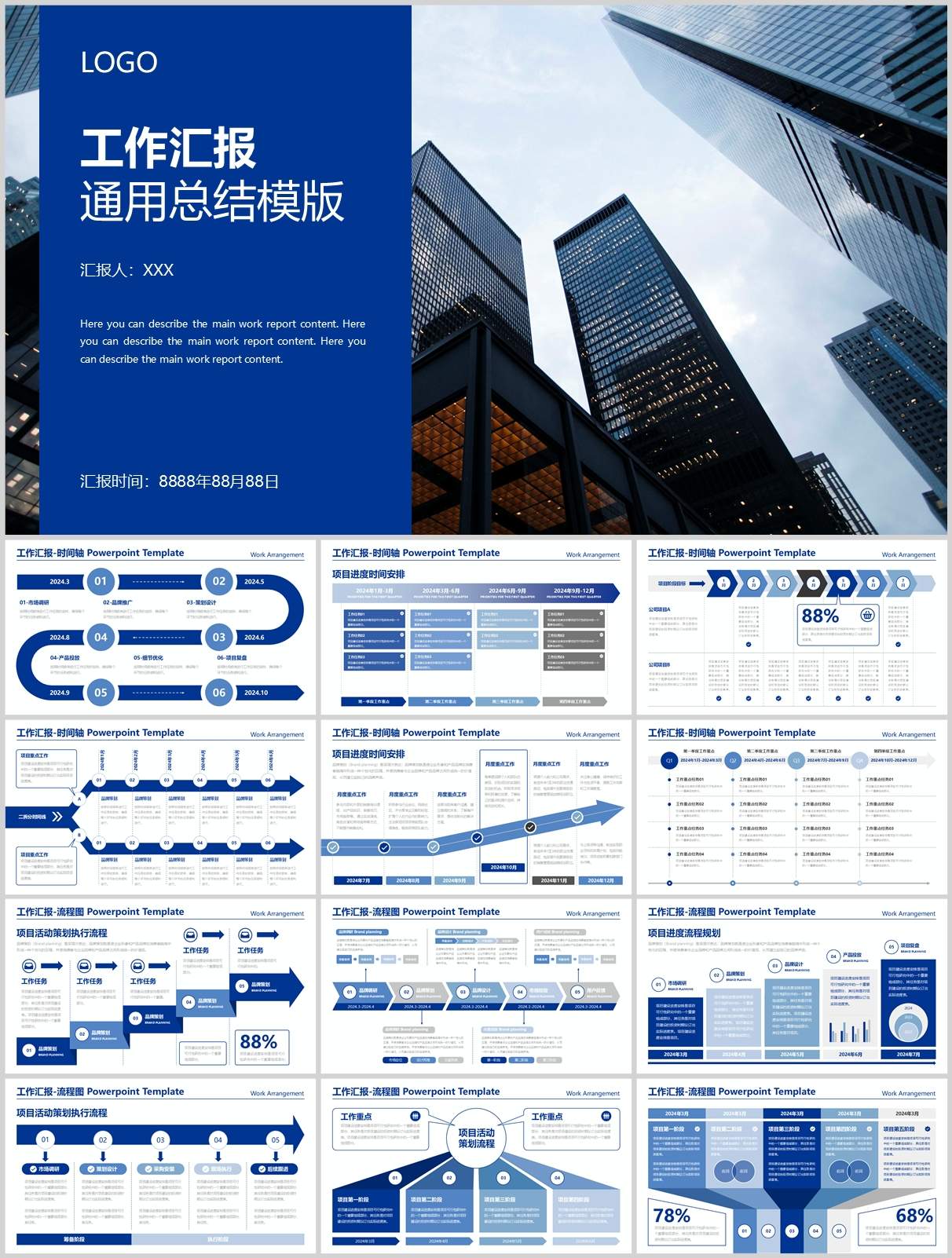 3600页高级感工作汇报数据分析PPT模板！送420个小图标+使用手册