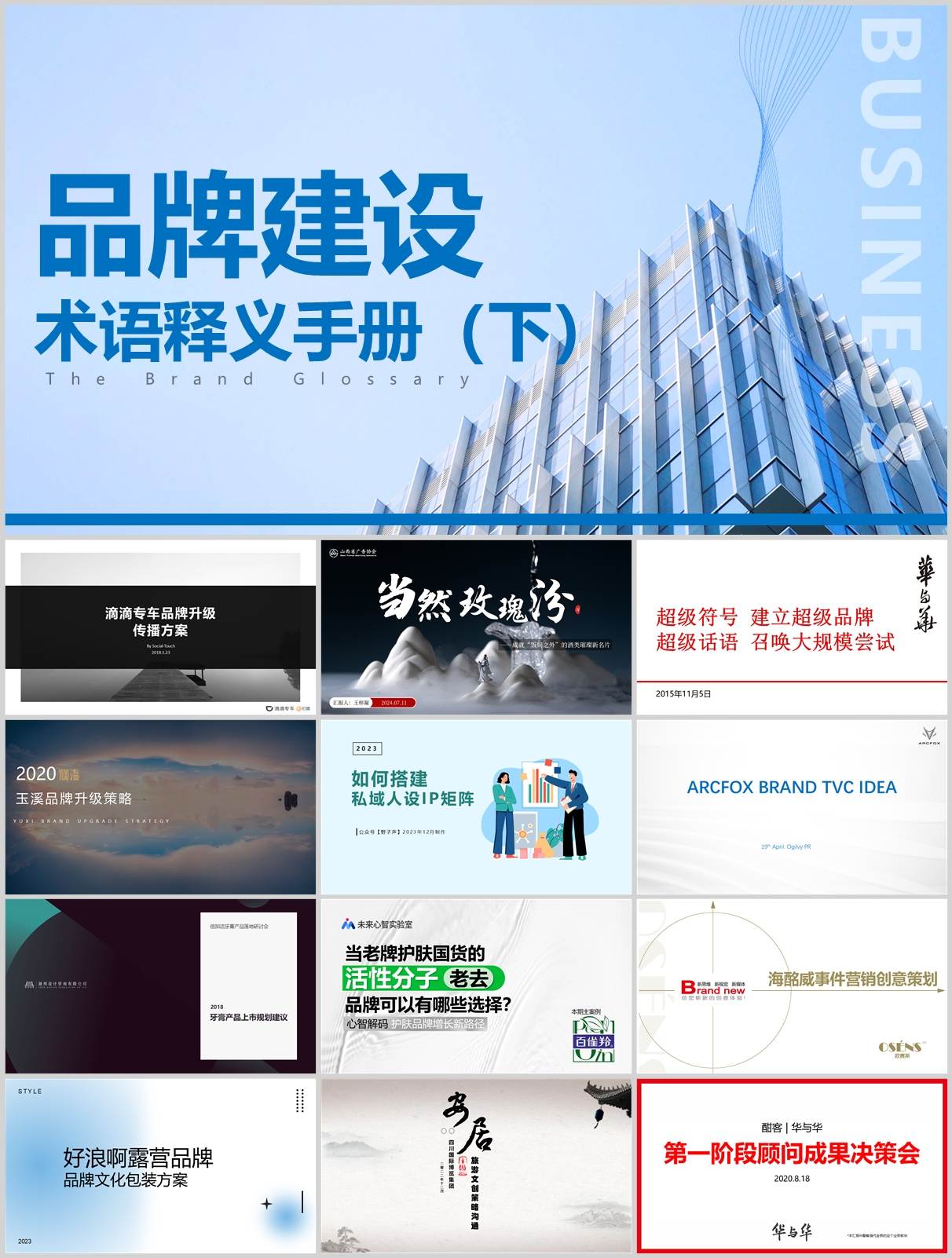 252套超全品牌策划全案合集！覆盖多行业，从策略到执行全攻略！
