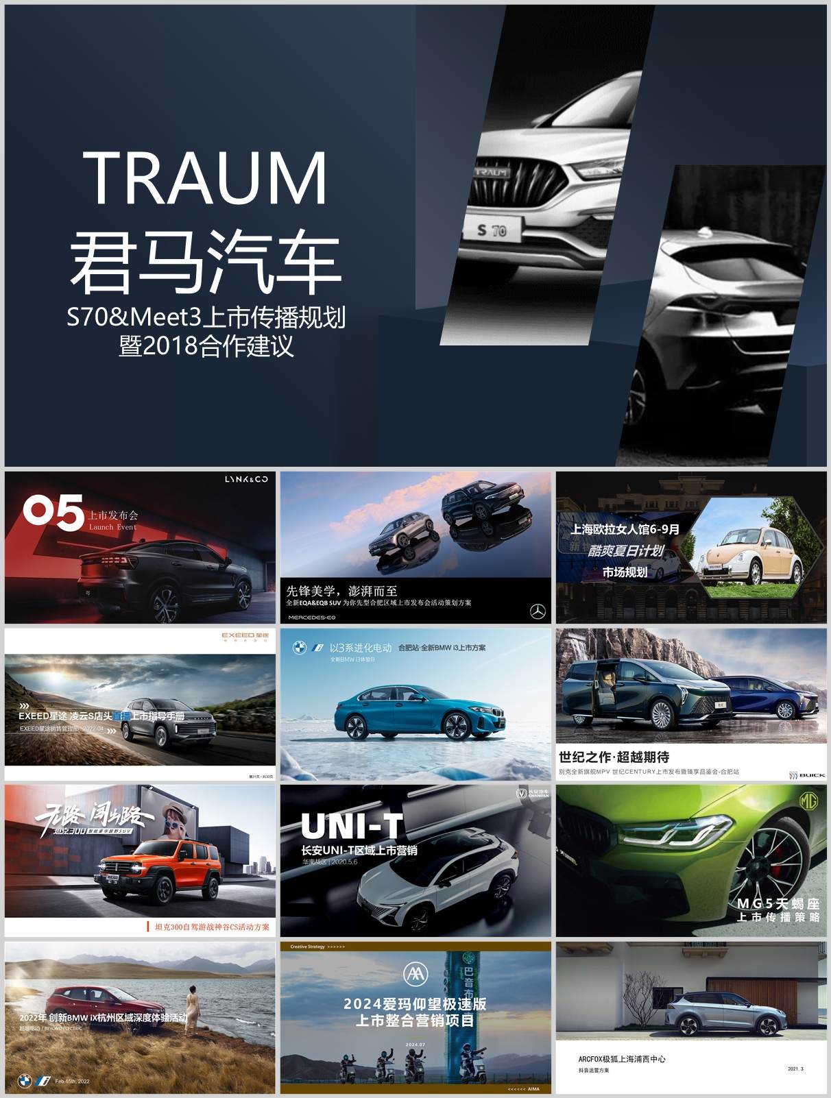 177份新车上市整合营销方案合集！涵盖汽车品牌策划/发布会/传播